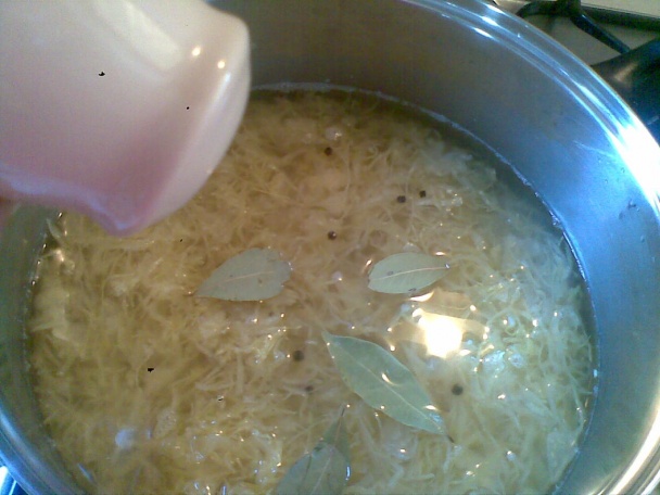 Kapustová polievka s hubami, nakyslo (fotorecept) - obrázok 2