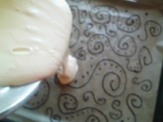 Maľovaná roláda s jahodami ( fotorecept ) - obrázok 7