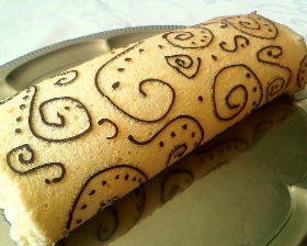 Maľovaná roláda s jahodami ( fotorecept ) - obrázok 14