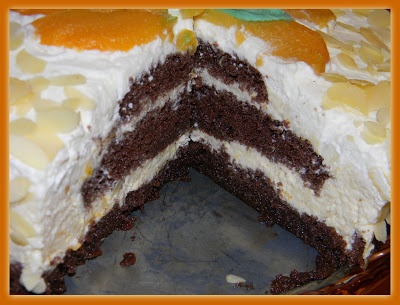 Tvarohová torta s broskyňami (fotorecept) - obrázok 8