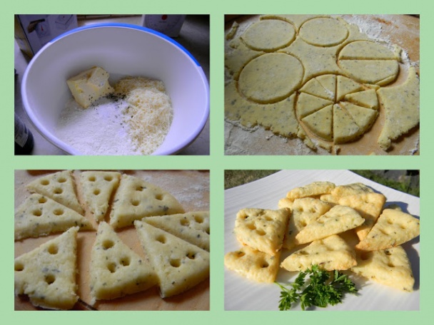 Syrové keksy s bazalkou (fotorecept) - obrázok 1