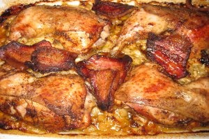 Pečené kura so slaninou a Coffee Spice Rub (fotorecept) - obrázok 10