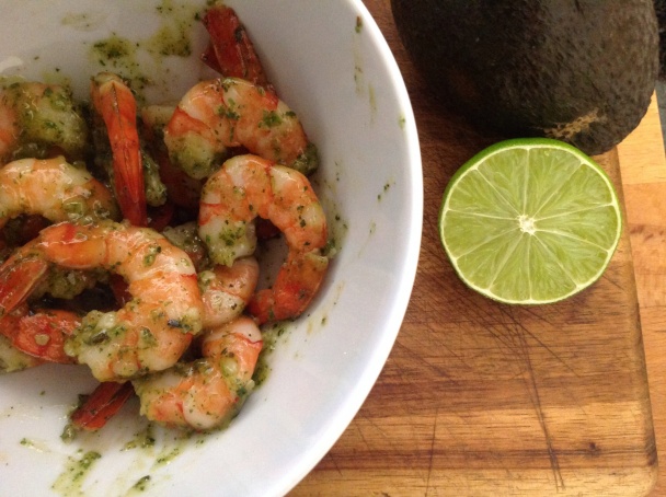 Avokádo plnené krevetami - obrázok 1