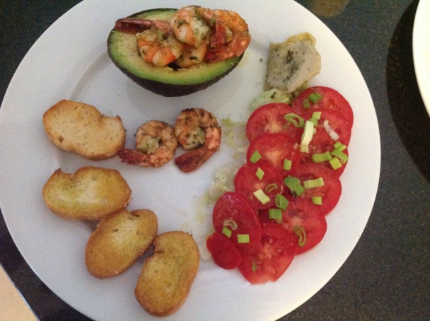 Avokádo plnené krevetami - obrázok 3