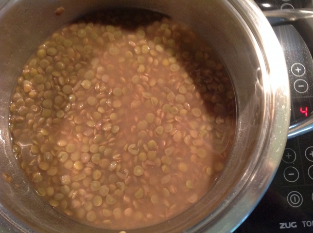 Pestrý šošovicový šalát - obrázok 1