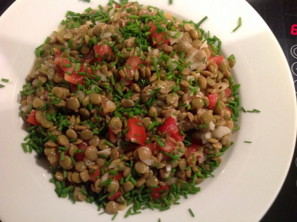 Pestrý šošovicový šalát - obrázok 4