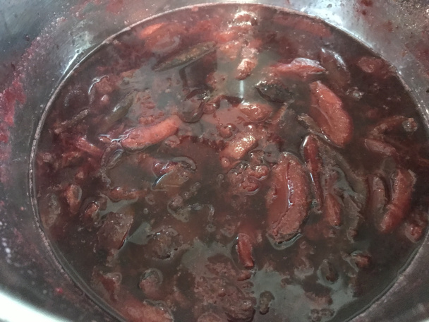 Slivkový rozvar na víne (fotorecept) - obrázok 3