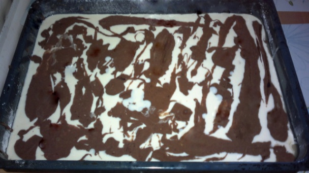 Skvelý tvarohovo-kakaový koláčik (fotorecept) - obrázok 7