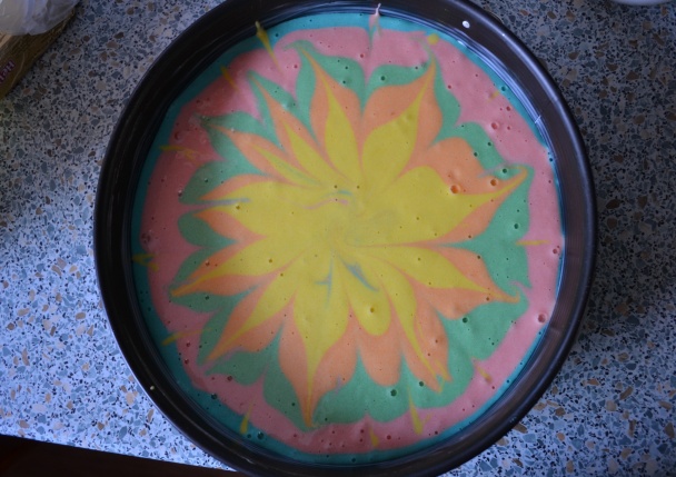 Rainbow Cake - dúhová torta - obrázok 2