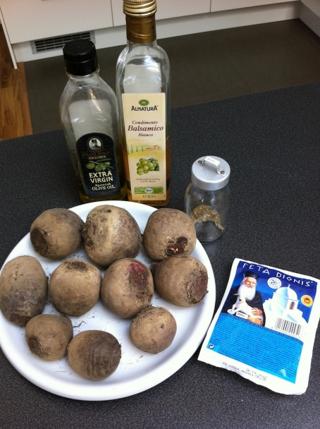 Sýty cviklový šalát s fetou - obrázok 1