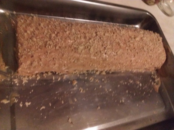 Orechová roláda s karamelovou plnkou bezlepková - obrázok 3