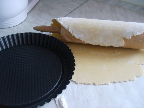 Žĺtkový broskyňový koláč - obrázok 1