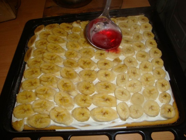 Banánový želé zákusok (fotorecept) - obrázok 12