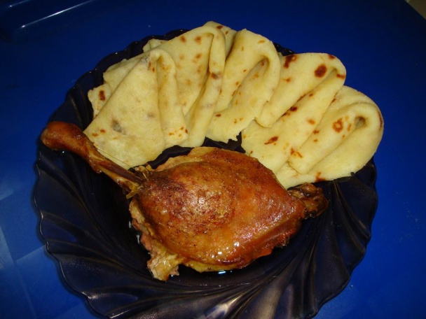 Pečená kačka so zemiakovými lokšami (fotorecept) - obrázok 8