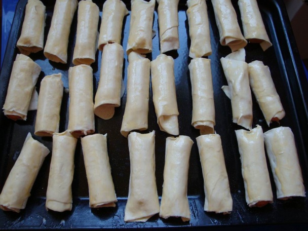 Párky v cestíčku (fotorecept) - obrázok 3