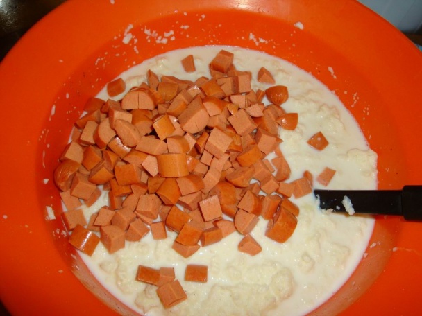 Knedľové cestíčka s párkami (fotorecept) - obrázok 3