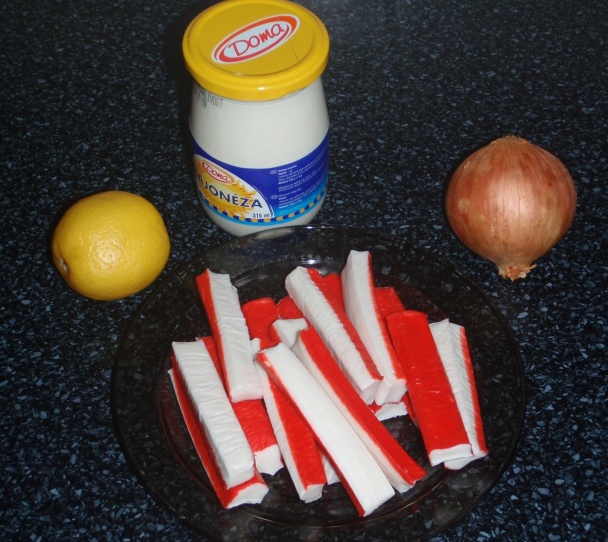 Nátierka z krabích tyčiniek (fotorecept) - obrázok 1