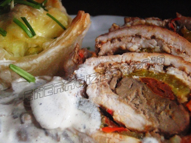 Mäsová roláda s pečenou paprikou (fotorecept) - obrázok 8