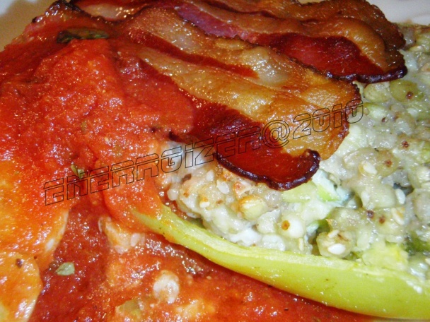 Pečená paprika plnená pohánkou (fotorecept) - obrázok 6