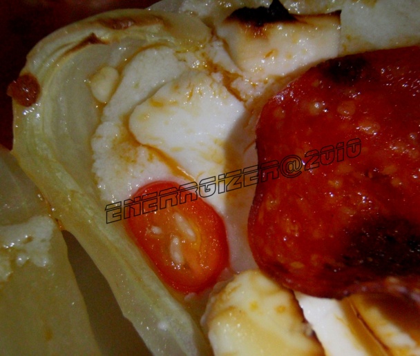 Pečená paprika plnená aj bryndzou (fotorecept) - obrázok 3