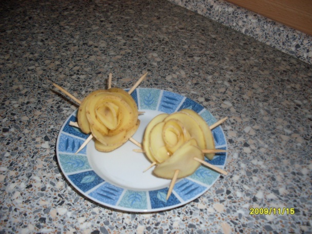Opekané zemiakové ruže (fotorecept) - obrázok 2