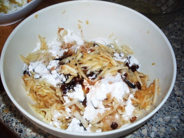 Tvarohová žemľovka s jablkami (fotorecept) - obrázok 2