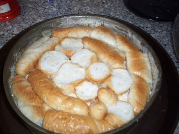 Tvarohová žemľovka s jablkami (fotorecept) - obrázok 9