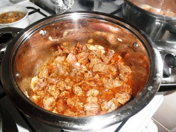 Hovädzie na zelenine, tarhoňa (fotorecept) - obrázok 4