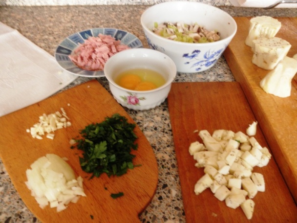 Plnený baklažán trochu ináč (fotorecept) - obrázok 4