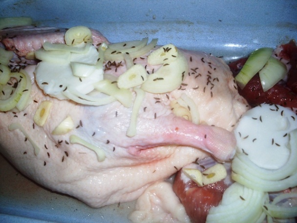 Vypečená kačica s kapustou (fotorecept) - obrázok 1