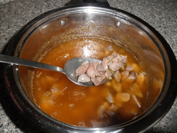 Kuracia pečeň zaliata v bravčovej masti (fotorecept) - obrázok 8