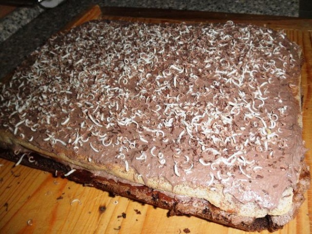 Čokoládovo-orechové rezy (fotorecept) - obrázok 6