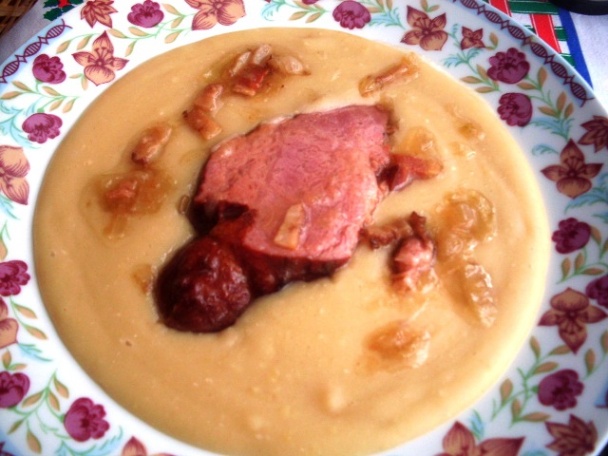 Údené mäso s hrachovou kašou - fotorecept - obrázok 10