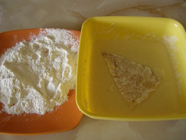 Omeletové syrové kúsky s krabími tyčinkami (fotorecept) - obrázok 5