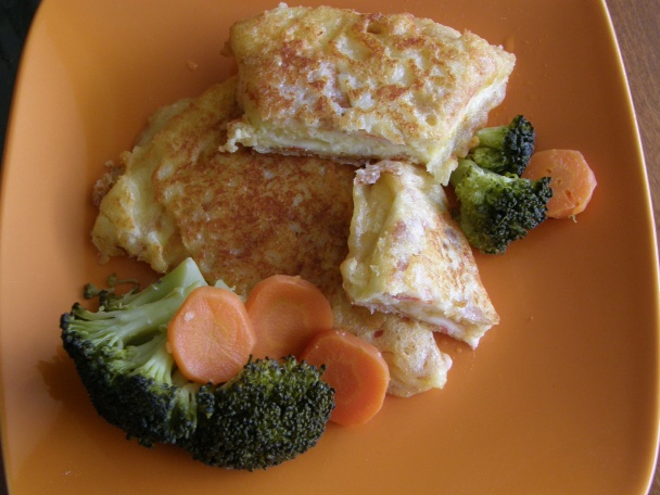 Omeletové syrové kúsky s krabími tyčinkami (fotorecept) - obrázok 6