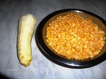 Hrachová polievka s paštrnákom (fotorecept) - obrázok 1