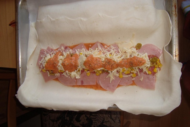 Pizzová roláda - obrázok 4