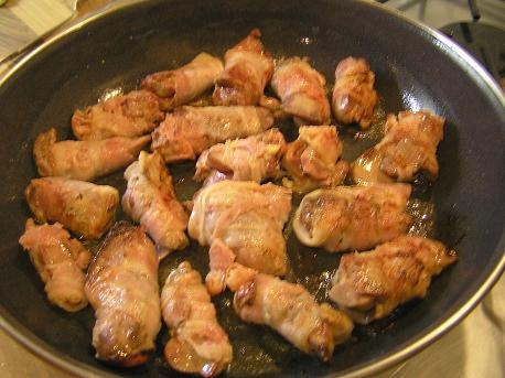 Kuracie pečienky v slaninke (fotorecept) - obrázok 3