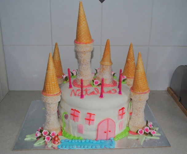 Torta - Princeznovský Zámok (fotorecept) - obrázok 11