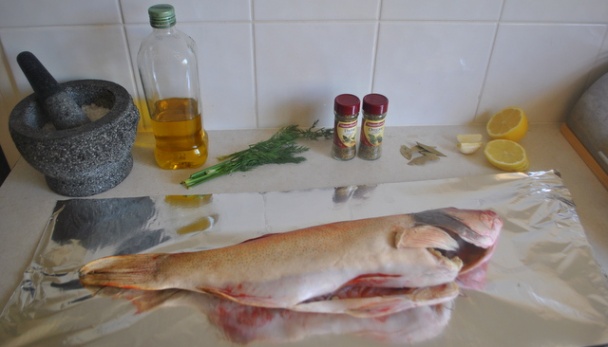 Pečený korálový pstruh (fotorecept) - obrázok 1