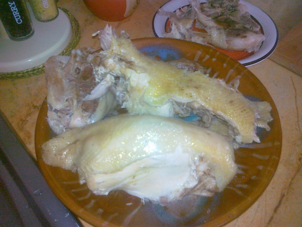 Slepačia polievka+šalát  - obrázok 1