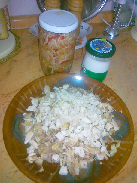 Slepačia polievka+šalát  - obrázok 2