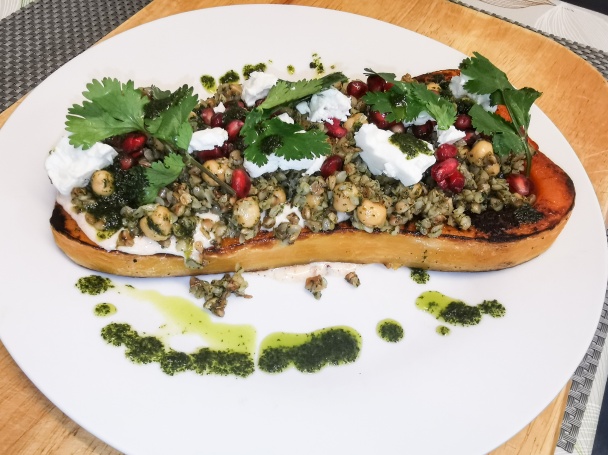 Pečená tekvica s pohánkovým šalátom a feta syrom (videorecept) - obrázok 5