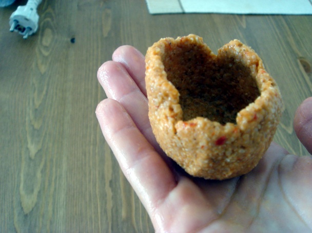 İçli köfte - plnené bulgurové kofte (fotorecept) - obrázok 7