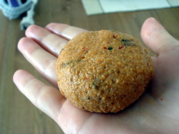 İçli köfte - plnené bulgurové kofte (fotorecept) - obrázok 9