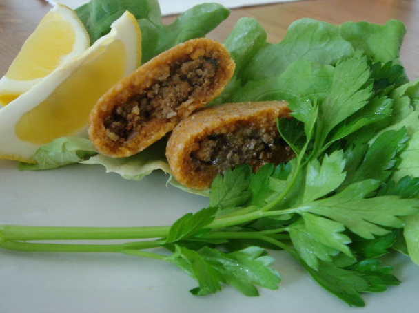 İçli köfte - plnené bulgurové kofte (fotorecept) - obrázok 11