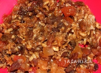 Sviatočný mandľovo-ovocný koláč (fotorecept) - obrázok 1