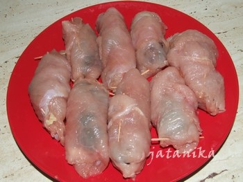 Morčacie závitky s jablkovo-chrenovou omáčkou (fotorecept) - obrázok 2