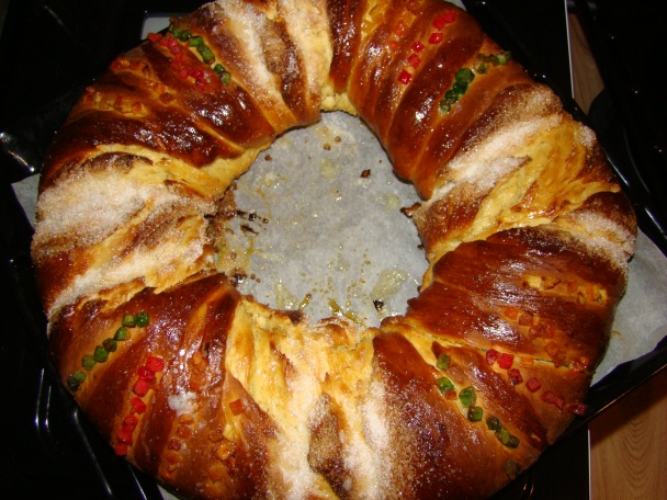 Sladký Trojkráľový veniec (Rosca de Reyes) (fotorecept) - obrázok 7