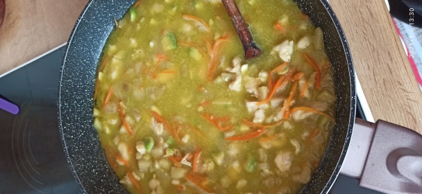 Thajské kura s kokosovým mliekom (fotorecept) - obrázok 3